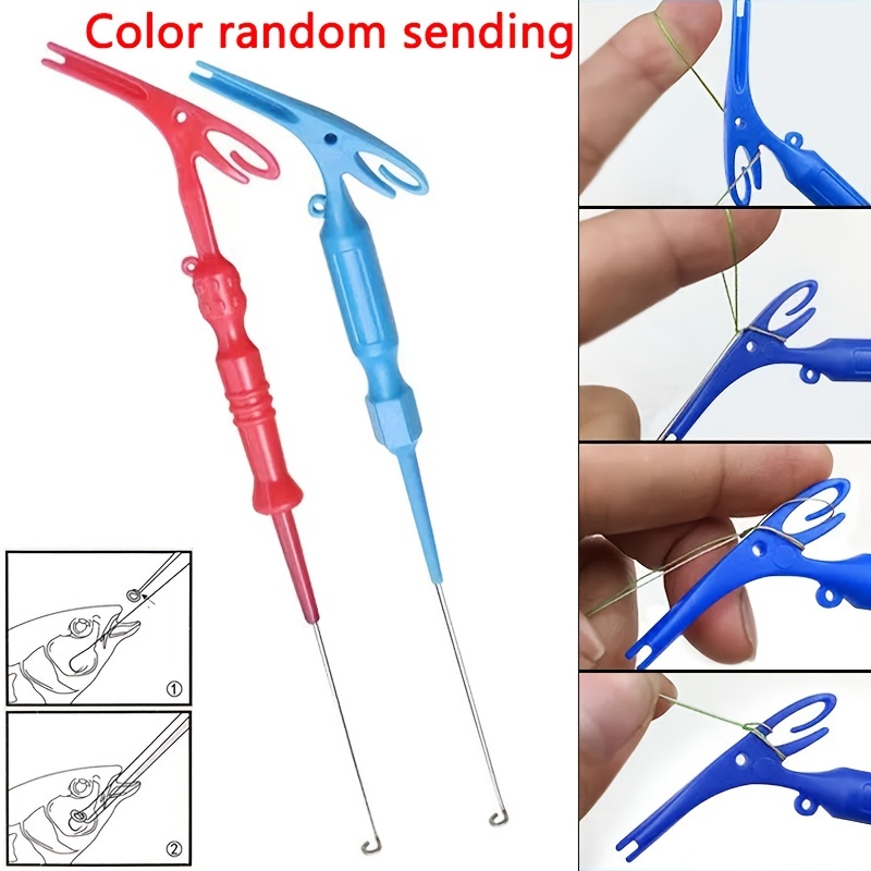 Fishing Hook Sharpener - 1 قطعة 3 في 1 النازع