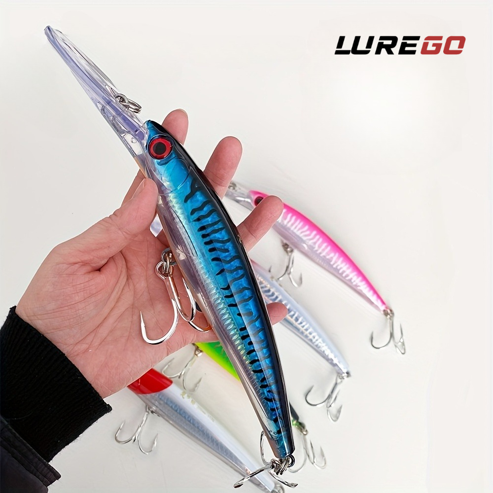 Fishing Hook Size - 1 قطعة طعم صيد سمك المينو