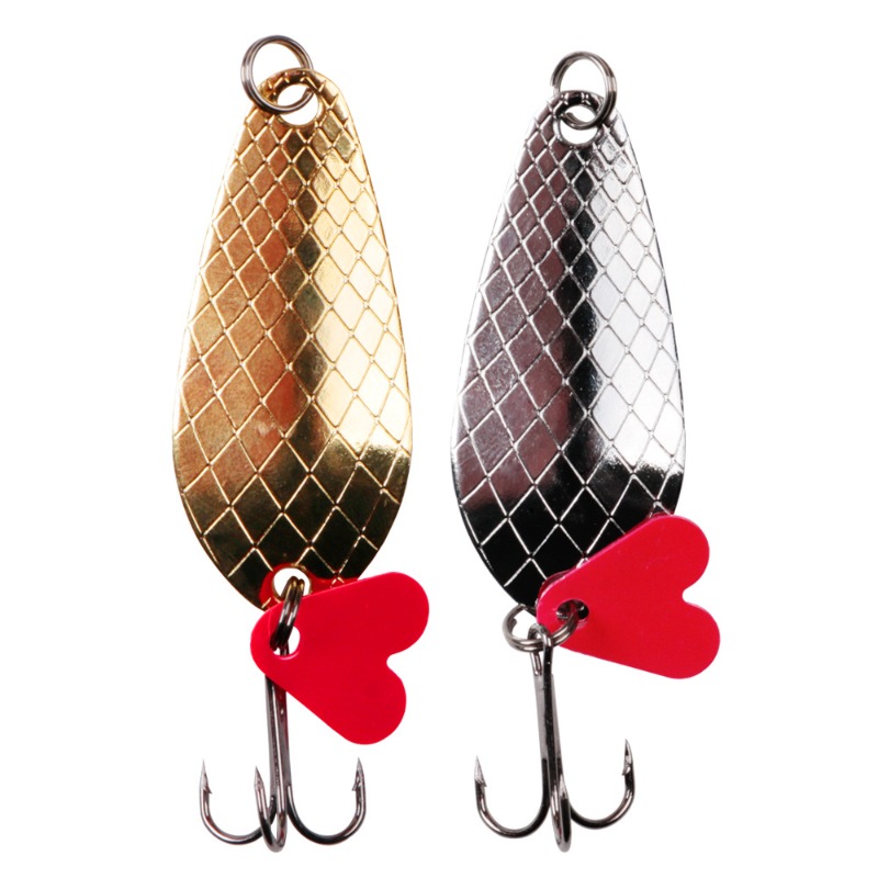 1 قطعة القفز المعدني سبينر ملع - مراجعة Fishing Hook Treble وسعره