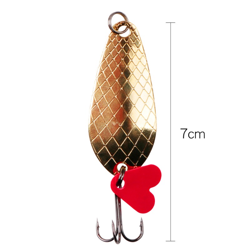 1 قطعة القفز المعدني سبينر ملع - مراجعة Fishing Hook Treble وسعره
