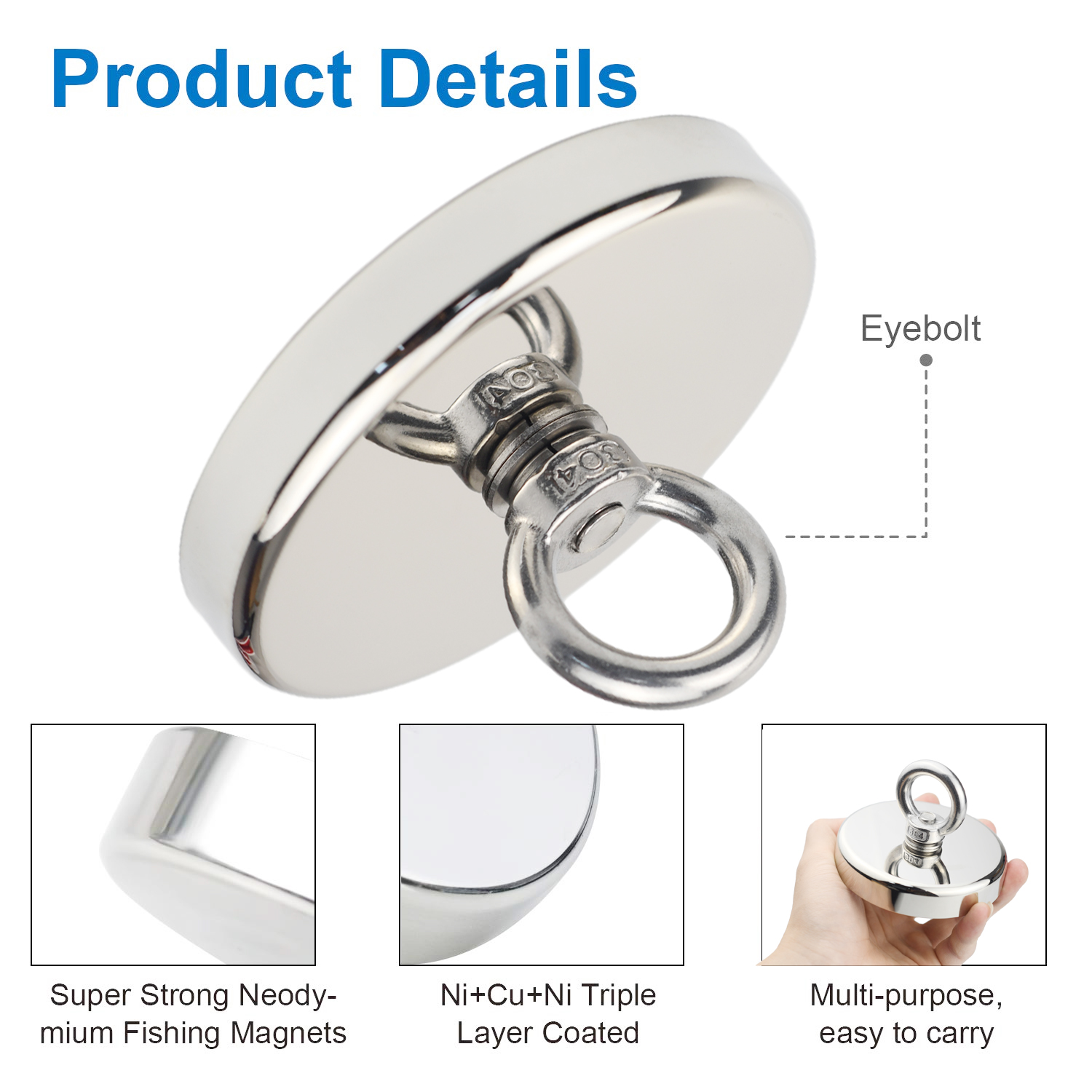 D90 سحب ماكس 350 كجم سوبر قوي  - مراجعة Fishing Hook Stainless Steel وسعره