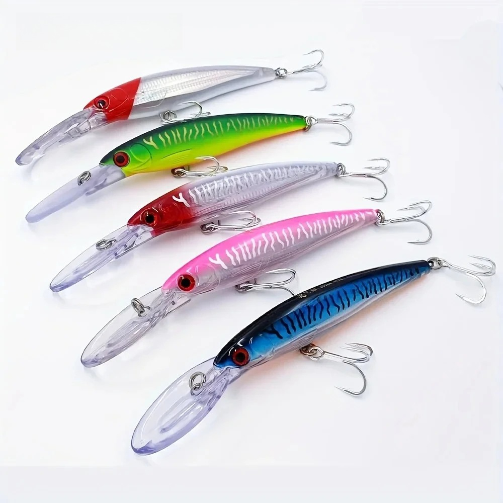 1 قطعة طعم صيد سمك المينو بالج - مراجعة Fishing Hook Size وسعره