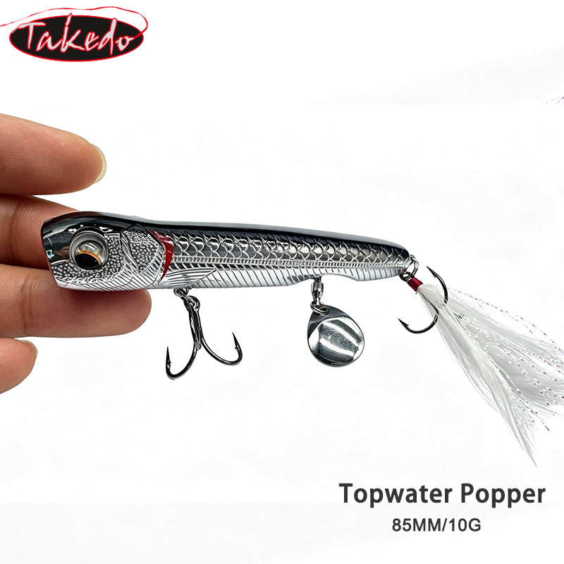 تاكيدو 10 جرام طُعم صيد سطحي م - مراجعة Fishing Hook Treble وسعره