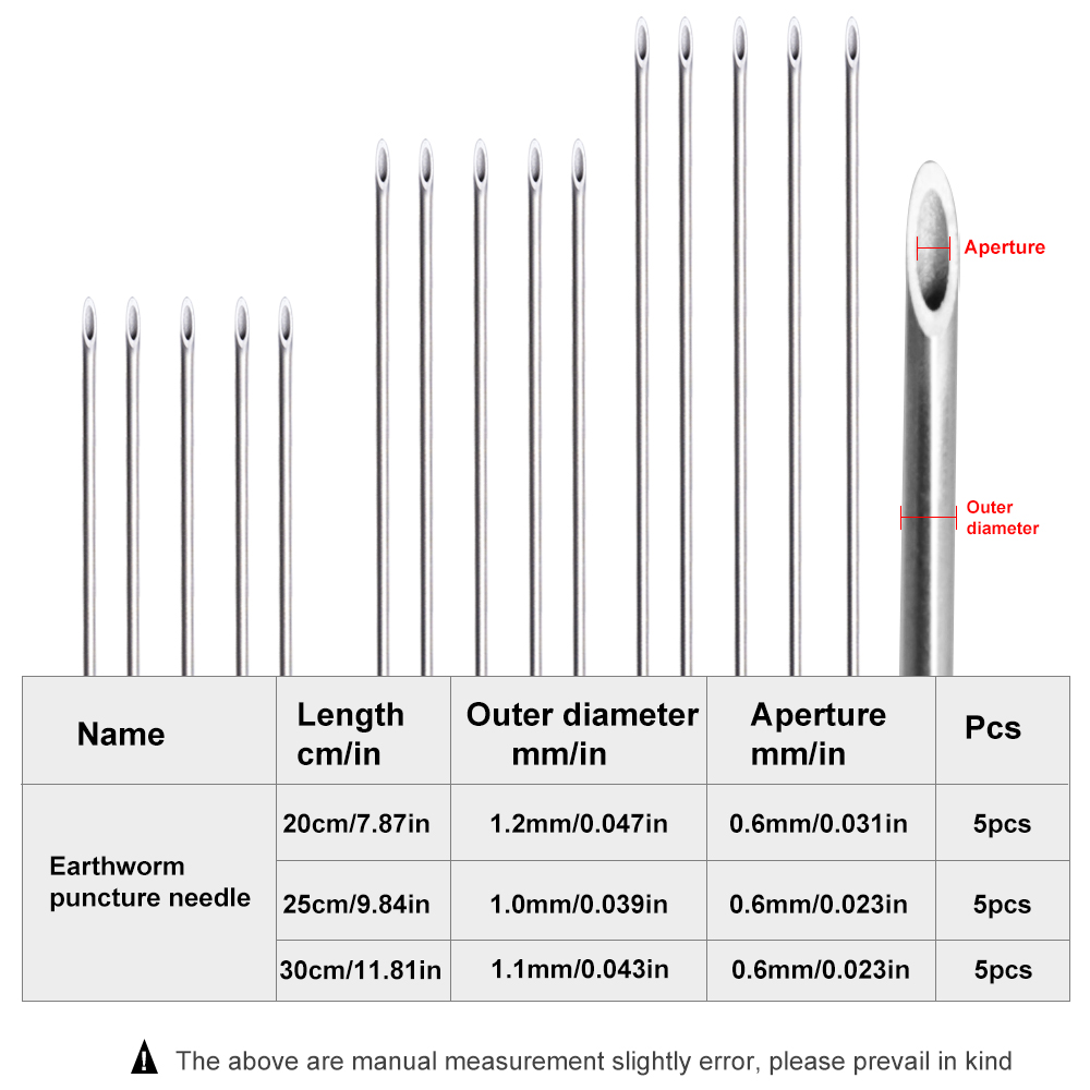 FTK دودة الأرض ربط إبرة الفولا - مراجعة Fishing Hook Stainless Steel وسعره